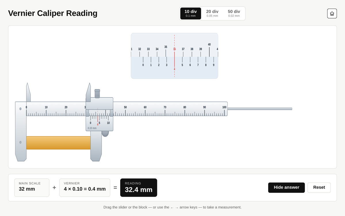 Vernier Caliper preview
